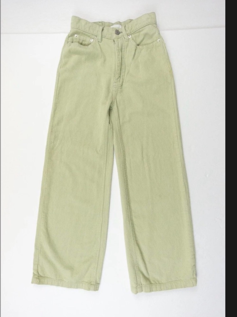 BDG Corduroy Pants — Lime Yellow